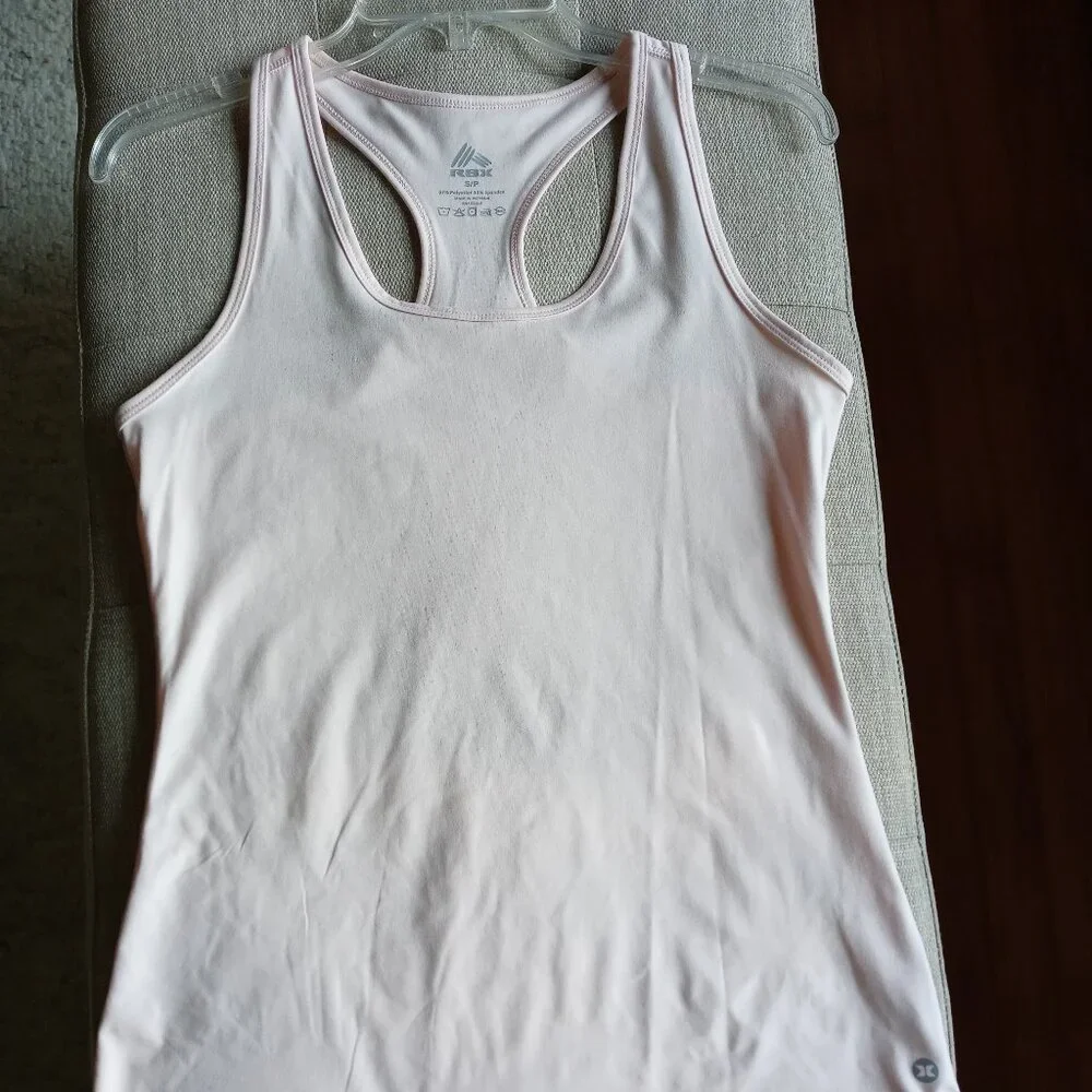 RBX Light Pink Racerback Tank Small - Picture 2 of 5
